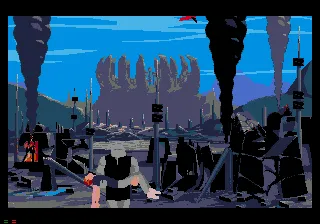 Heart of the Alien gameplay screenshot on Sega CD
