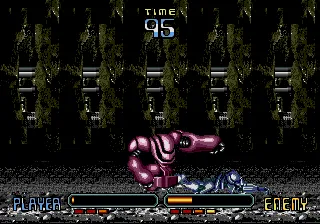 Heavy Nova gameplay screenshot on Sega CD