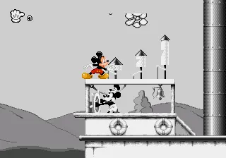 Mickey Mania gameplay screenshot on Sega CD