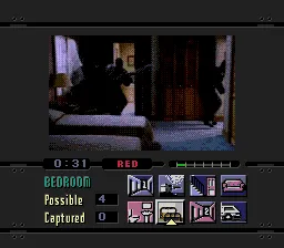 Night Trap gameplay screenshot on Sega CD