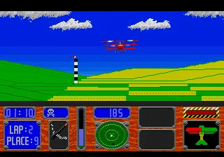 Racing Aces gameplay screenshot on Sega CD