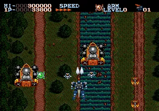 Robo Aleste gameplay screenshot on Sega CD
