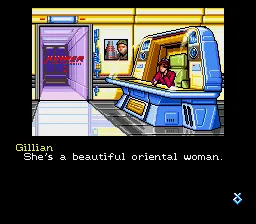 Snatcher gameplay screenshot on Sega CD