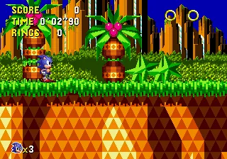 Sonic the Hedgehog CD gameplay screenshot on Sega CD