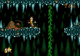 Wild Woody gameplay screenshot on Sega CD