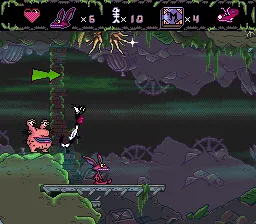 Aaahh!!! Real Monsters gameplay screenshot on SNES