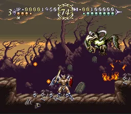 ActRaiser 2 gameplay screenshot on SNES