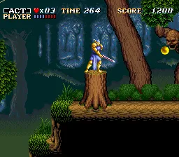 ActRaiser gameplay screenshot on SNES
