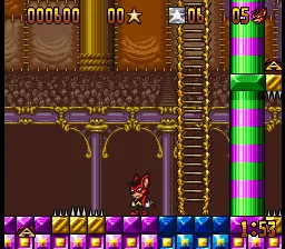 Aero the Acro-Bat gameplay screenshot on SNES