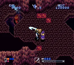 Alcahest gameplay screenshot on SNES