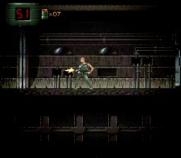 Alien 3 gameplay screenshot on SNES