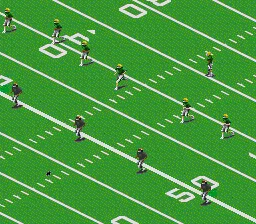 All-American Championship Football gameplay screenshot on SNES