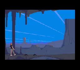 Another World gameplay screenshot on SNES