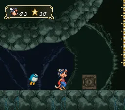 Ardy Lightfoot gameplay screenshot on SNES