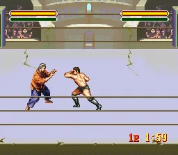 Astral Bout gameplay screenshot on SNES