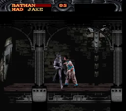 Batman Forever gameplay screenshot on SNES