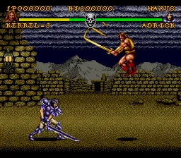 Battle Blaze gameplay screenshot on SNES