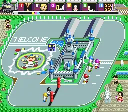 Battle Cross gameplay screenshot on SNES