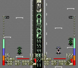 Battle Grand Prix gameplay screenshot on SNES
