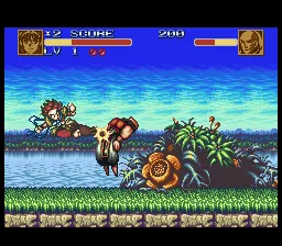 Battle Zeque Den gameplay screenshot on SNES