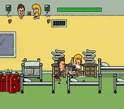 Beavis and Butt-head gameplay screenshot on SNES
