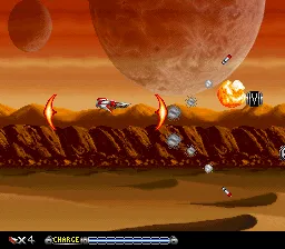 BioMetal gameplay screenshot on SNES