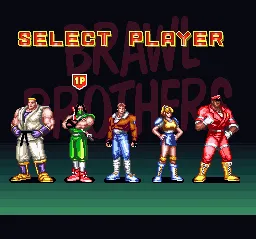 Brawl Brothers: Rival Turf! 2 gameplay screenshot on SNES