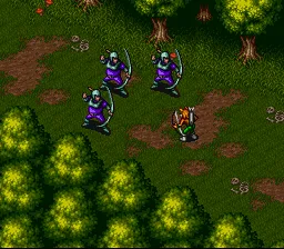 Breath of Fire gameplay screenshot on SNES