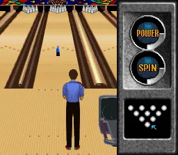 Brunswick World: Tournament of Champions gameplay screenshot on SNES