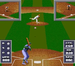 Cal Ripken Jr. Baseball gameplay screenshot on SNES