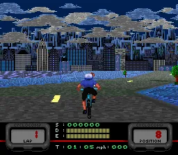 Cannondale Cup gameplay screenshot on SNES