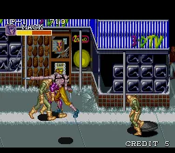 Captain Commando gameplay screenshot on SNES