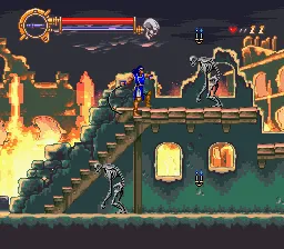 Castlevania: Rondo of Blood gameplay screenshot on SNES