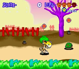 Chester Cheetah: Too Cool to Fool gameplay screenshot on SNES