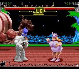 Clay Fighter: Tournament Edition gameplay screenshot on SNES