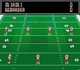 College Football USA 97 gameplay screenshot on SNES