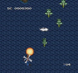D-Force gameplay screenshot on SNES