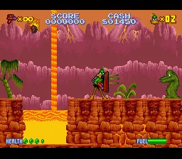 Daffy Duck: The Marvin Missions gameplay screenshot on SNES