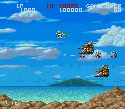 Darius Twin gameplay screenshot on SNES