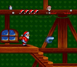 Daze Before Christmas gameplay screenshot on SNES