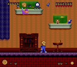 Dennis the Menace gameplay screenshot on SNES