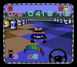 Dirt Racer gameplay screenshot on SNES