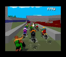 Dirt Trax FX gameplay screenshot on SNES