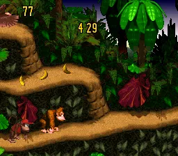 Donkey Kong Country: Competition Cartridge gameplay screenshot on SNES