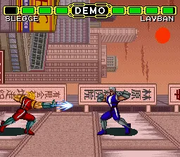 Doomsday Warrior gameplay screenshot on SNES