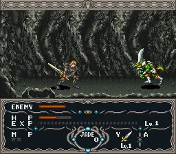 Dragon View gameplay screenshot on SNES