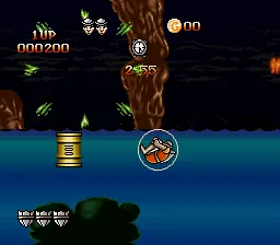Dragon's Lair gameplay screenshot on SNES