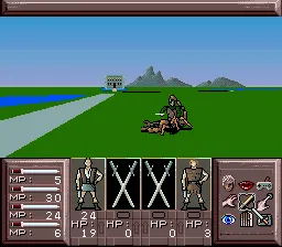 Drakkhen gameplay screenshot on SNES