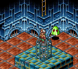 Equinox gameplay screenshot on SNES