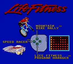 Exertainment Mountain Bike Rally + Speed Racer gameplay screenshot on SNES